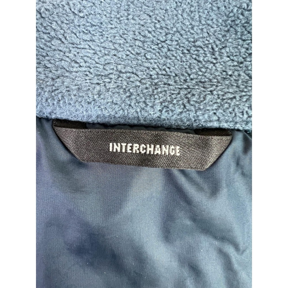 Columbia Jacket Womens Plus 1X Blue Fleece Interchange Full Zip Quilted Outdoor - Picture 3 of 11